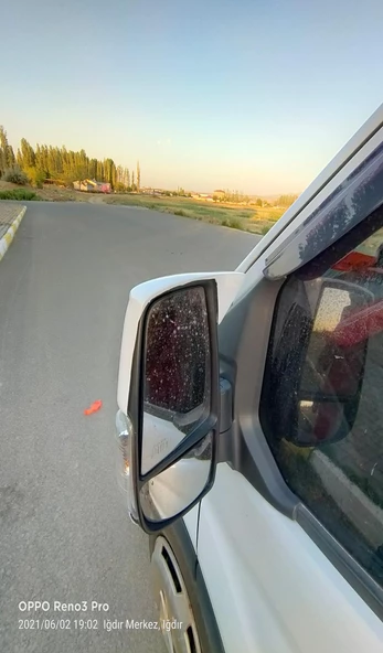 FORD TRANSİT 2014-2025 BEYAZ BOYALI BATMAN YARASA AYNA KAPAĞI - 2