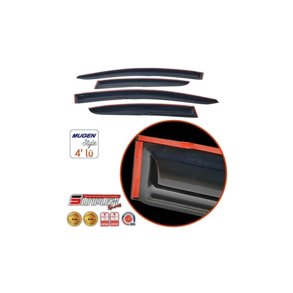 OPEL ASTRA H 2004-2013 4LÜ SUNPLEX CAM RÜZGARLIĞI - 3