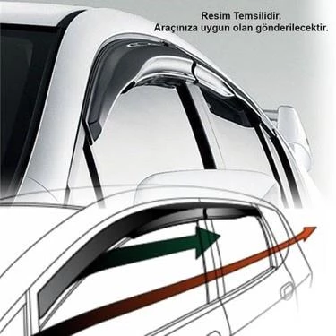 TOYOTA COROLLA 2007-2012 SUNPLEX 4LÜ CAM RÜZGARLIĞI - Resim 2