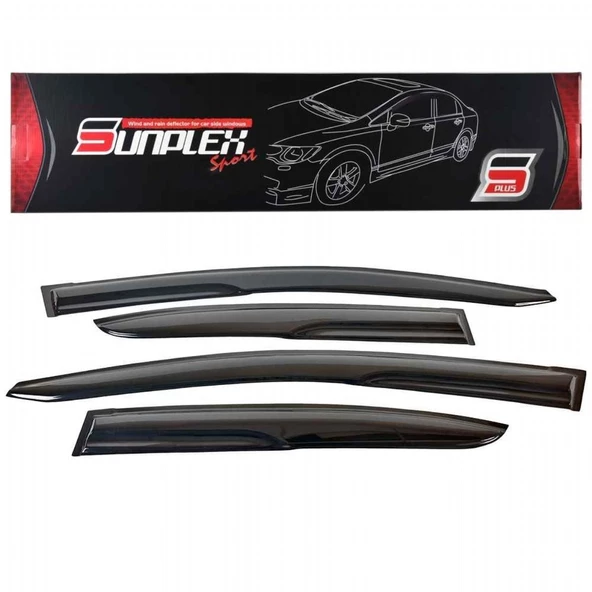 HONDA CIVIC 2001-2006 4LÜ SUNPLEX CAM RÜZGARLIĞI - 2