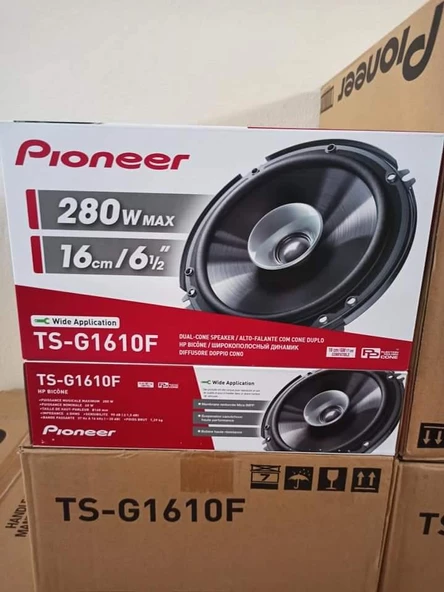 PIONEER TS-G1610F 16 CM HOPARLÖR 280WAT ANFİ UYUMLU İKİ ADET - 3