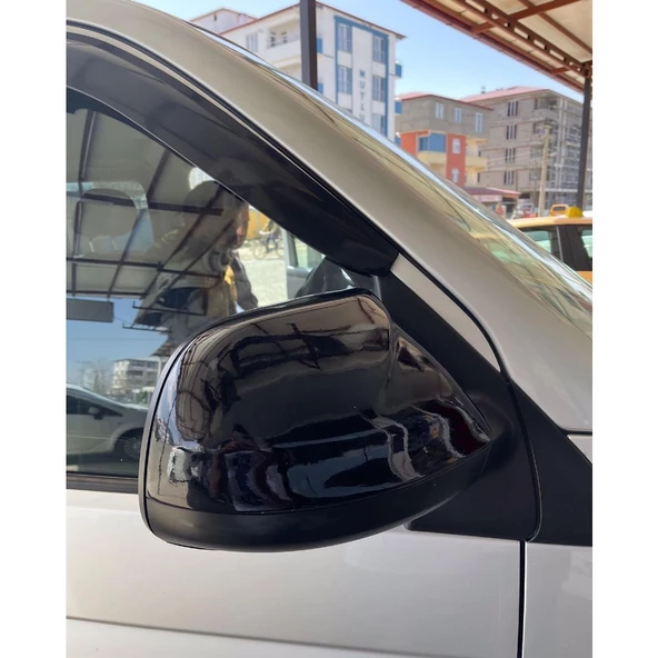 VOLKSWAGEN TRANSPORTER T6-T7 2009-2024 BATMAN PİANO BLACK BOYALI  AYNA KAPAĞI - Resim 2