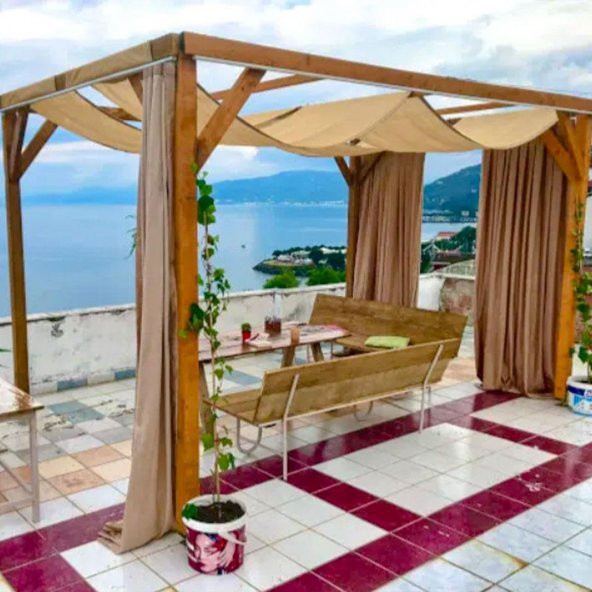 GÖLGELİK FİLE 1,5X4 METRE ÇİT FİLESİ 95 GÖLGE KORUMA KREM 95LİK BAHÇE ÇİTİ HALKALI KUŞAKLI JÜT GÖLGELİK - Resim 6