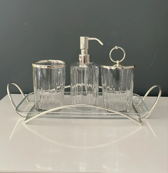 DECORIUM M05990 Banyo Seti 4 Parça Monochrome ürün görseli