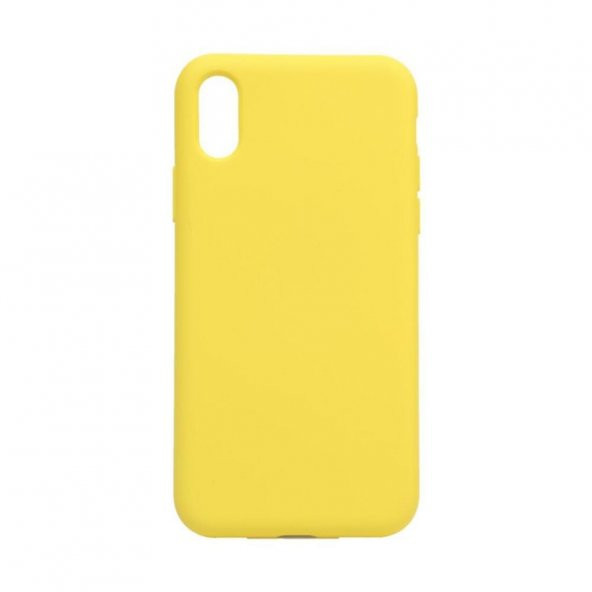 Iphone X Kılıf Lsr Lansman Kapak Sarı