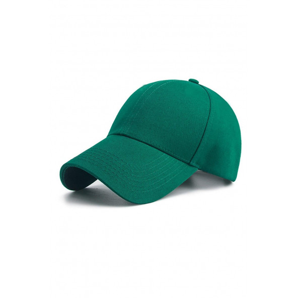 Unisex Ayarlanabilir Spor Şapka Hat Kep Yeşil