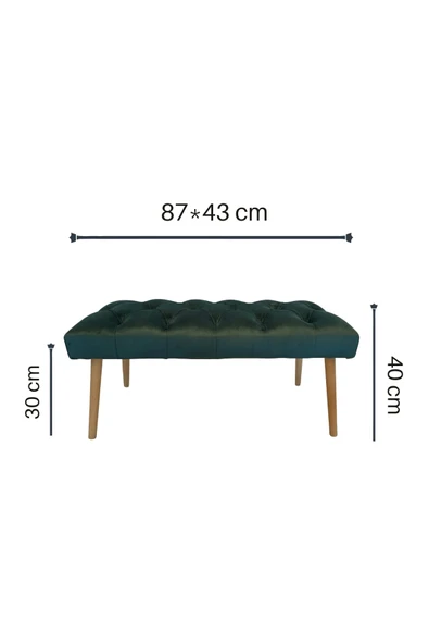 DTM HOME Babyface Kumaş & Bench Yeşil puf - 4