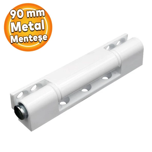 Pvc Pimapen Kapı Menteşesi Metal 90 mm Beyaz