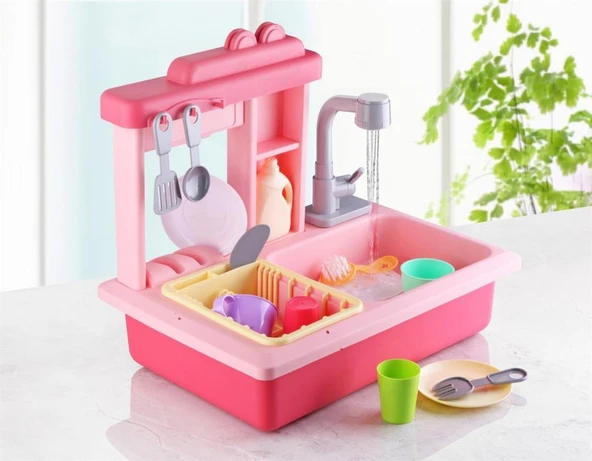 LC Pilli Lavabo Seti İnteraktif Eğitici & Öğretici Oyuncak LC-30916 - 2