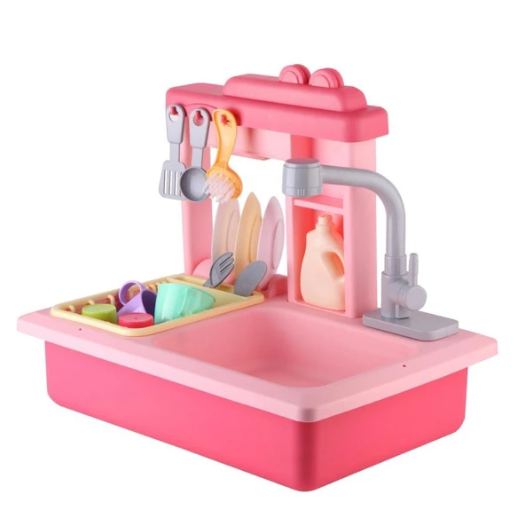 LC Pilli Lavabo Seti İnteraktif Eğitici & Öğretici Oyuncak LC-30916 - 4