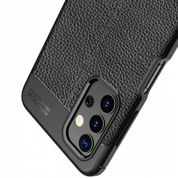Samsung Galaxy A13 4G Kılıf Silikon Niss Deri Görünümlü + Temperli Kırılmaz Cam - 2
