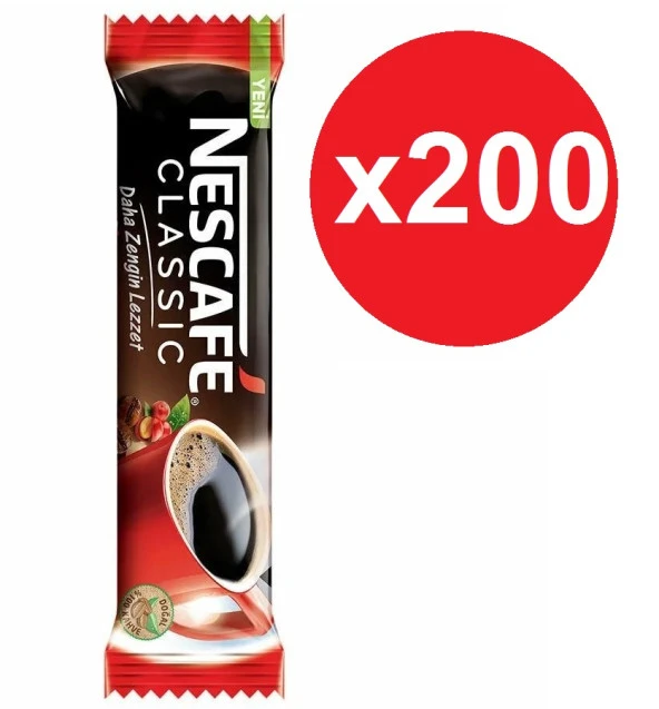 Nescafe Classic 2 gr x 200 adet Granül Kahve