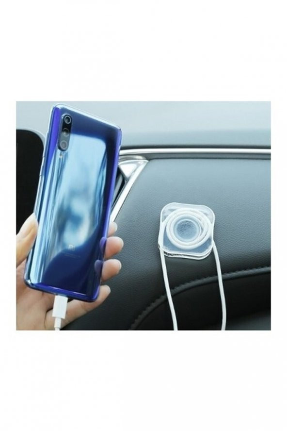 Çift Taraflı Yapışkanlı Jel Slikon Ped Araç Içi Telefon Tutucu - 2