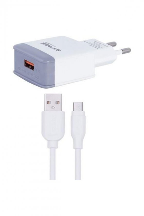 3 Amper / 3.0 Amper Mikro Usb Micro Usb Hızlı Şarj Cihazı Ve Data Kablosu Q30 - 1