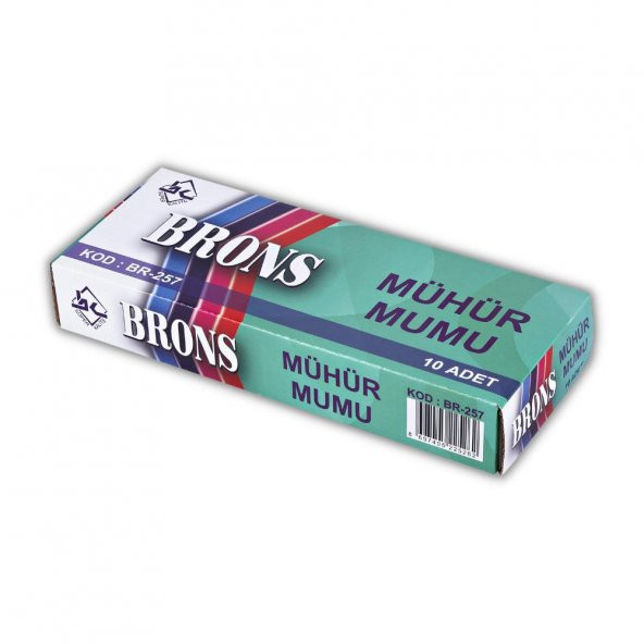 Mühür Mumu Kırmızı 10 Lu 1 Paket Brons Kırmızı Mühür Mumu 10 Adet 1 Paket - 2