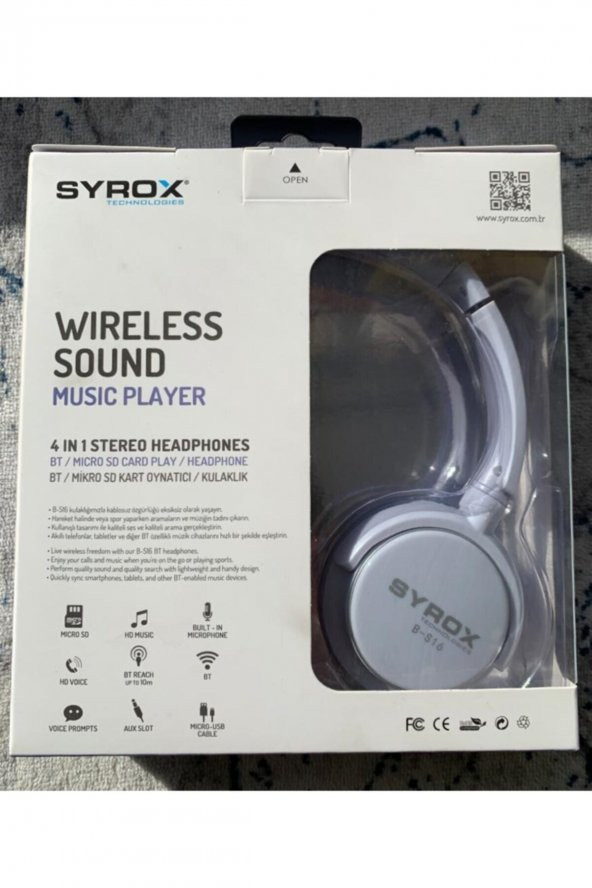 Kablosuz Hafıza Kartlı Bluetooth Kulaküstü Kulaklık - 2