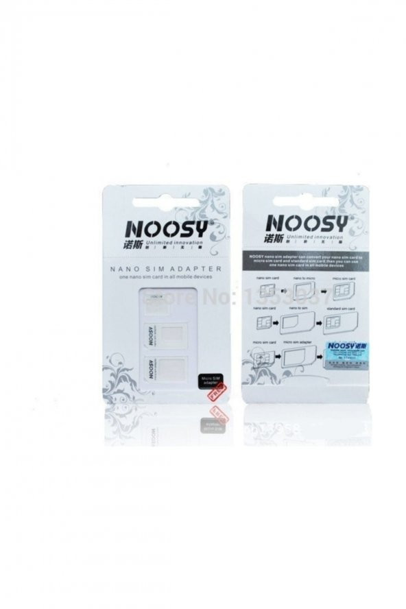 İphone Samsung Sim Kart Çevirici Adaptör 4 Parça