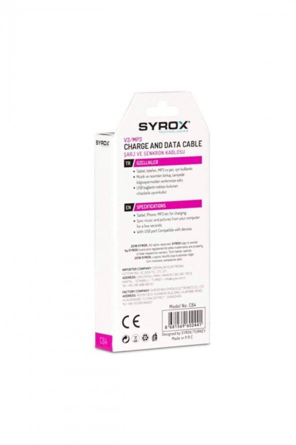 V3 Şarj Ve Data Kablo Mp3 Çalar Ps3 Kolu Şarj Kablosu - Resim 3