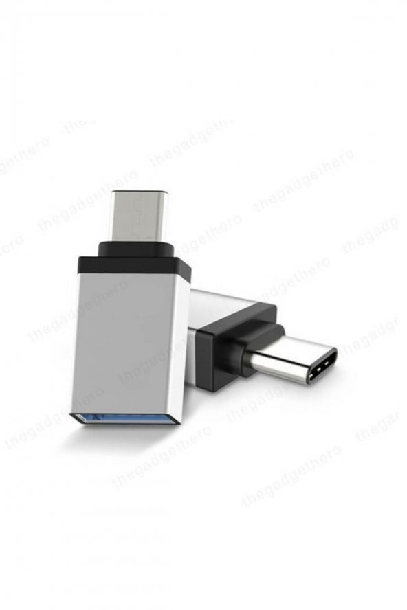 Type C Otg Çevirici Type-c To Usb 3.0 Dönüştürücü - Gri