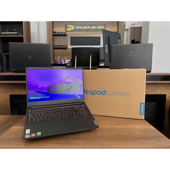 Lenovo IdeaPad Gaming 3 82K200K0TX İKİNCİ EL AMD Ryzen 5 5600H 16GB 512GB SSD RTX3060 15.6" FHD - 1