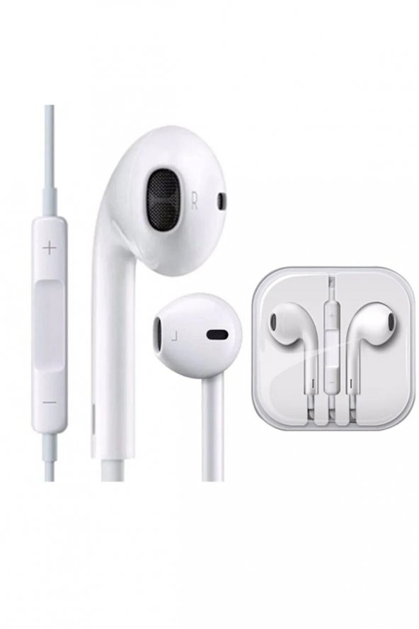 Apple Uyumlu Orjinal 3.5 Mm Kulaklık Jaklı Eearpods Kulakiçi Kulaklık