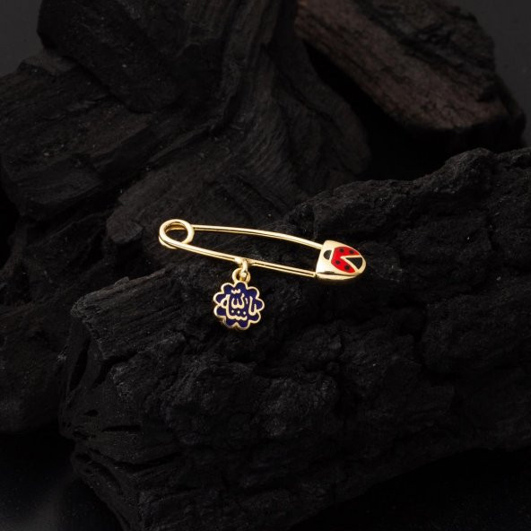 Besmele Yazılı Altın Çengelli İğne - Resim 2