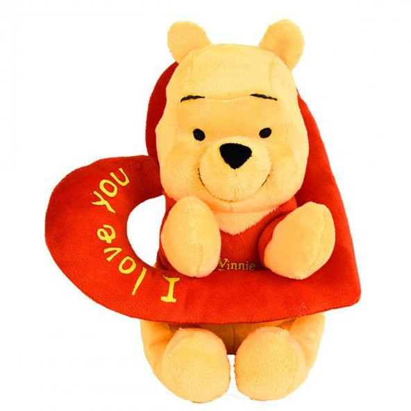 Orjinal Lisanslı Winnie The Pooh Kalpli Ayı Peluş