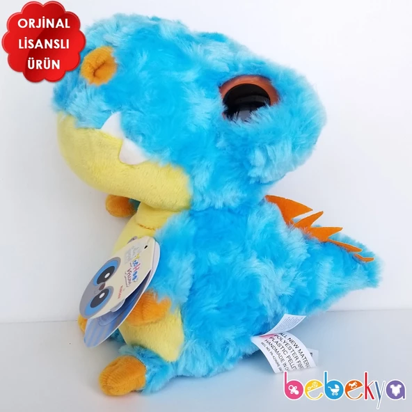 Yoohoo Lisanslı Peluş Dinozor T-Rex Peluş 20cm Mavi Dinazor Peluş