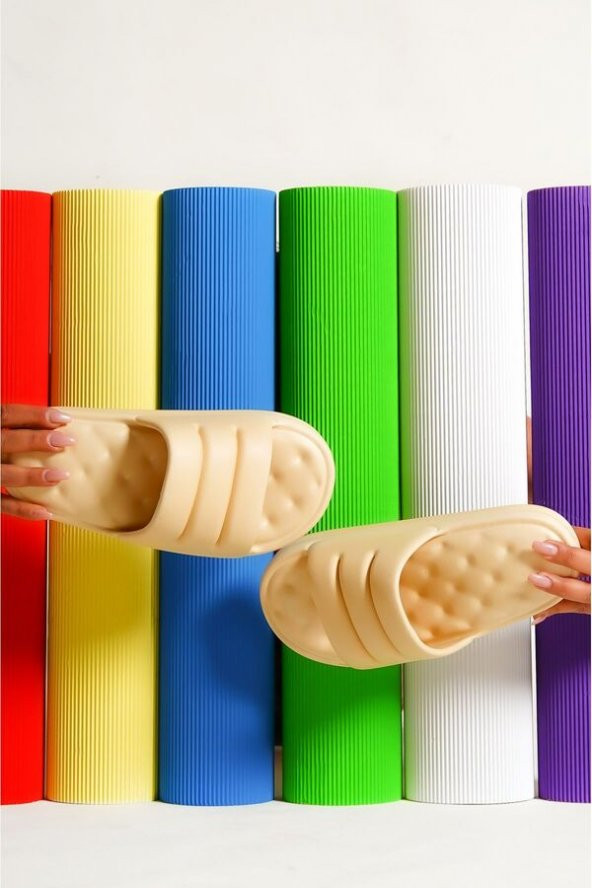 Nude Puf Kadın Terlik