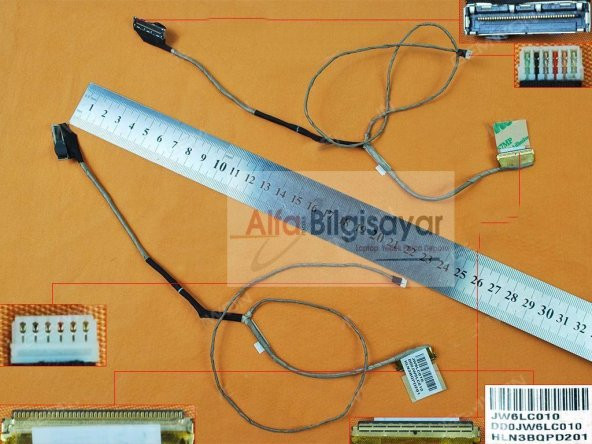 Grundig 13M-GNB1450B1B8 data kablo lvds flex led cable Sıfır A++ lcd kablosu - 4