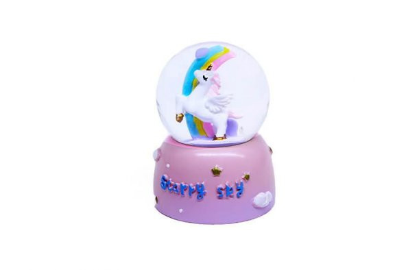 Karküresi Unicorn Gökkuşağı Dekoratif Hediyelik