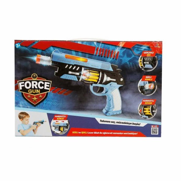 Can Ali Toys Sesli Işıklı Pilli Aktivite Oyuncak Silah - 2