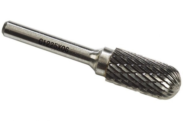 Karbür Kalıpçı Freze Ucu C Silindir Oval Başlı 12x25x06