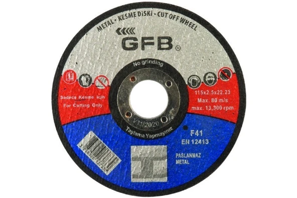Gfb Metal Demir Kesici Taş 355 mm