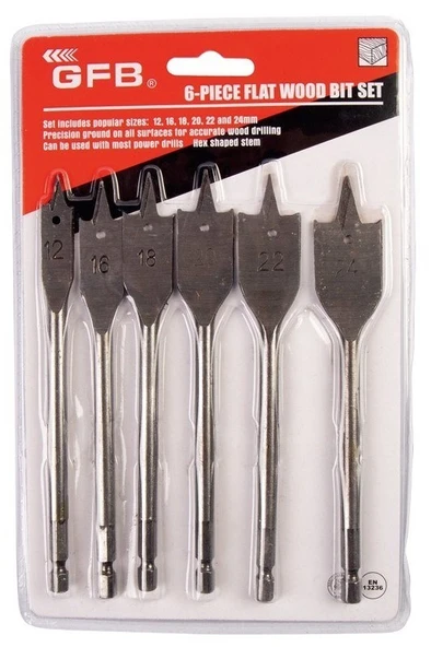 Yaprak Matkap Ucu Seti 6 Parçalı