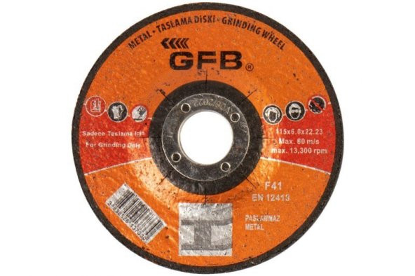 Gfb Metal Taşlama Taşı 115x5x22,23