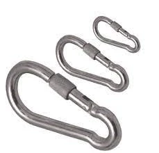 Vidalı Karabina Hamak Askısı Çelik Kanca 8 mm - 3