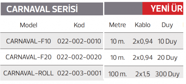 022-002-0010 CARNAVAL-F10 10 DUY 10MT E27 SIRALI AYDINLATMA - 4