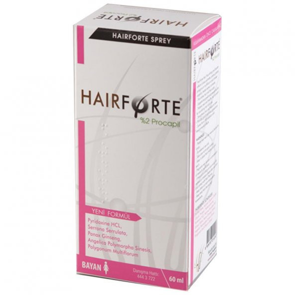 Hairforte Kadın 60 ml Sprey