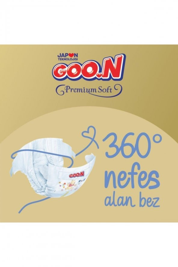 Goon Premium Soft Bebek Bezi 3 Numara 4x40 160 Adet - 2
