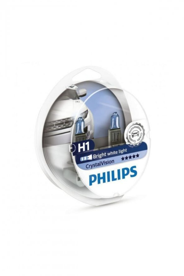 Philips H1 Far Ampulü 12v 55w Crystal Vision