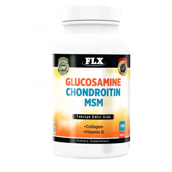 Glucosamine Chondroitin Msm Collagen Vitamin D 180 Tablet