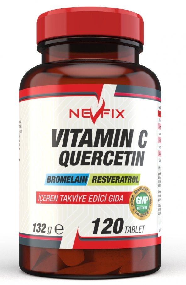 Nevfix C Vitamini Resveratrol Aserola Kuersetin 120 Tablet