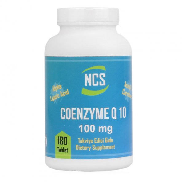 Coenzyme Koenzim Q-10 L-Carnitine Alpha Lipoic Acid 180 Tablet