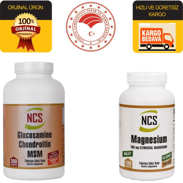 Glucosamine Chondroitin Msm 300 Tablet Magnesium Malat 180 Tablet