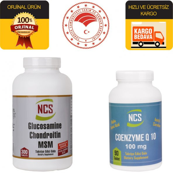 Glucosamine Chondroitin Msm 300 Tablet Coenzyme Q-10 90 Tablet