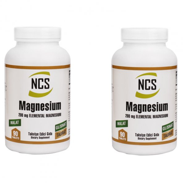 Ncs Magnesium Malat Glisinat Taurat 90 Tablet 2 Kutu