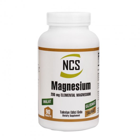 Ncs Magnesium Malat Glisinat Taurat 90 Tablet Magnezyum