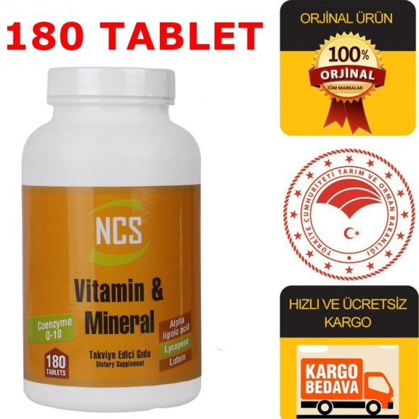Ncs Vitamin Mineral Multivitamin Coenzyme Alpha Lipoic 180 Tablet