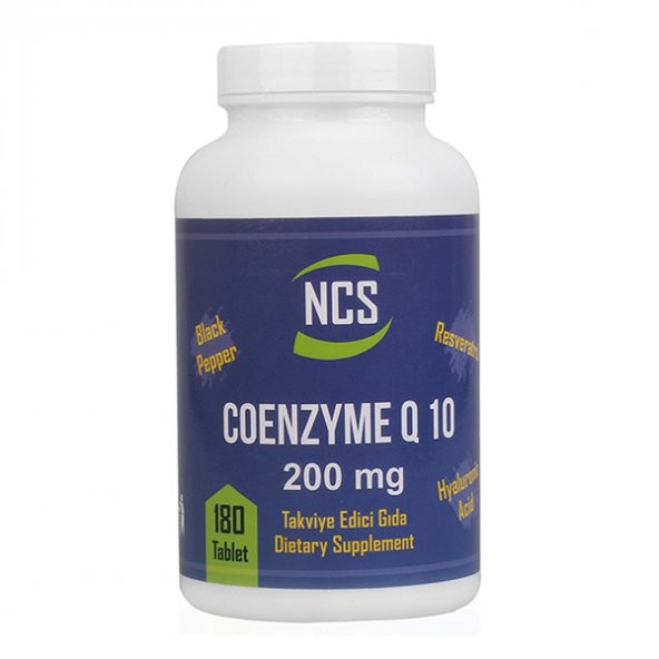 Ncs Koenzim Q10 Hyaluronic Acid Coenzyme Q10 200 MG 180 Tablet